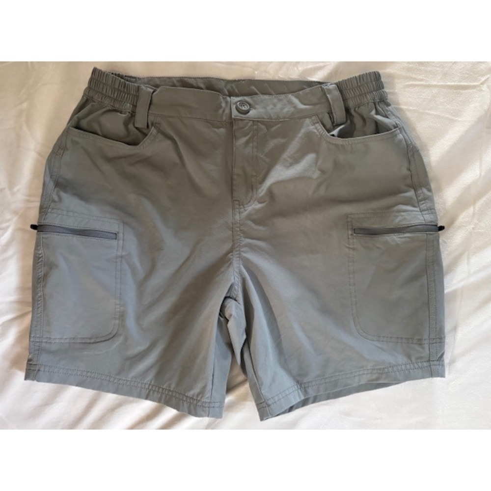 Willit Womens Hiking Shorts Gray Stretch Quick Dry Cargo Pockets Size L